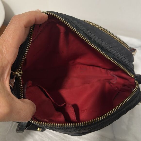 MZ Wallace Nylon Chain Link Crossbody bag black multiple compartments - Picture 5 of 12